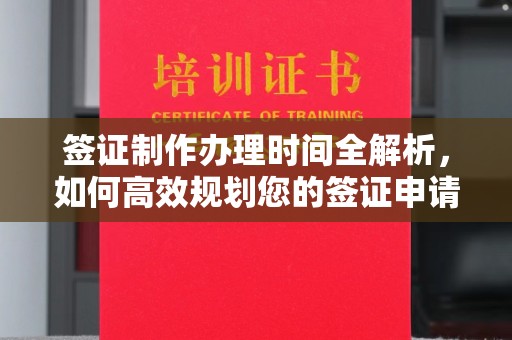 蒙阴签证制作办理时间全解析，如何高效规划您的签证申请流程